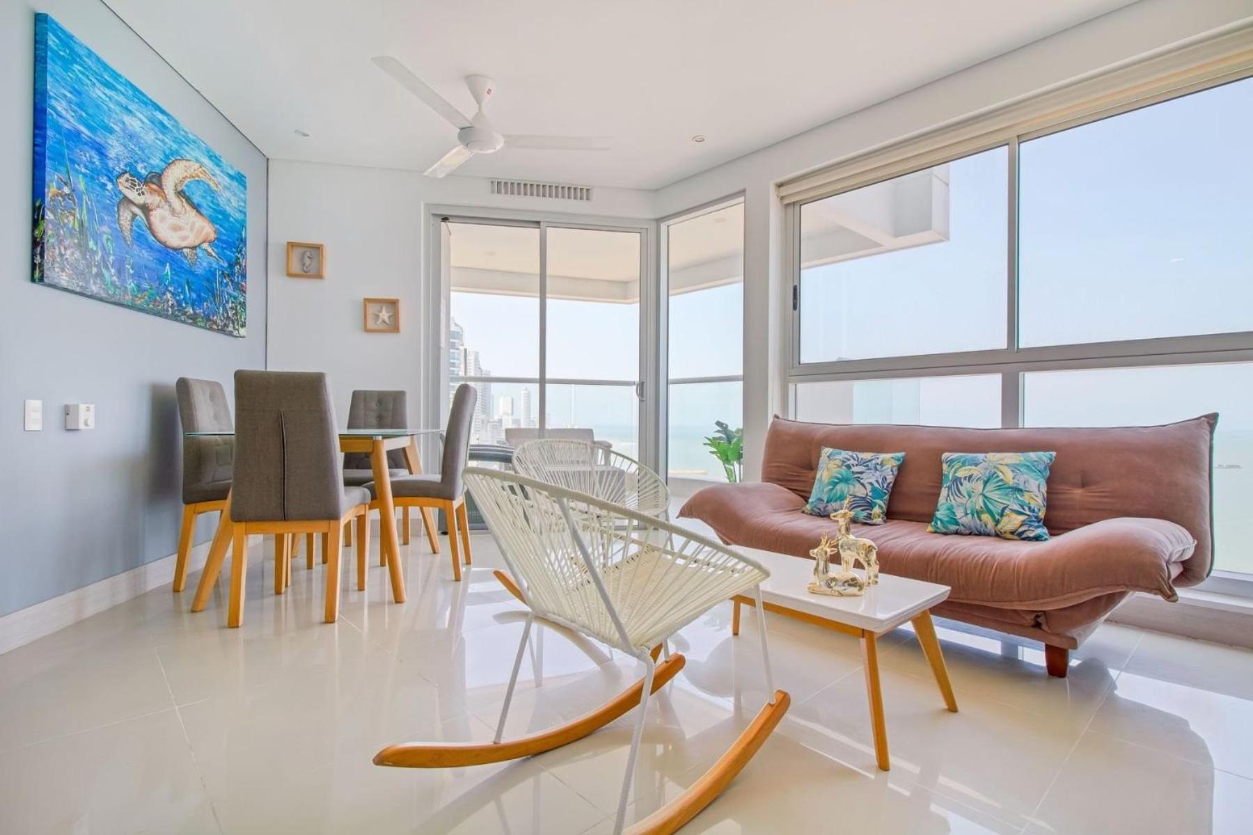Apartamento U-go Edificio Murano Elite Bocagrande Frente Al Mar